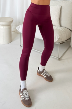 Glamify burgundy buttery soft legging